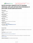 BAZ2A-SUV39H1-SMAD2/3-OCT4 regulates stemness, cell cycle exit and chemoresistance in pancreatic ductal adenocarcinoma Cover Page