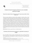 Research paper thumbnail of Avaliação da situação de insegurança alimentar em uma comunidade quilombola de Sergipe