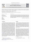 Selective detection of ordered sodium signals by a jump-and-return pulse sequence Cover Page