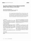 Research paper thumbnail of Are cases of equine protozoal myeloencephalitis (EPM) in North America on the rise