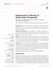 Hypertension in Women: A South-Asian Perspective Cover Page