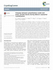 Interplay between poly(ethylene oxide) and poly(l-lactide) blocks during diblock copolymer crystallization Cover Page