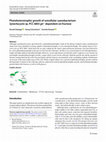 Photoheterotrophic growth of unicellular cyanobacterium Synechocystis sp. PCC 6803 gtr− dependent on fructose Cover Page