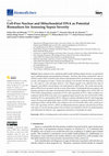 Cell-Free Nuclear and Mitochondrial DNA as Potential Biomarkers for Assessing Sepsis Severity Cover Page