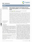 Self-assembly of glycerol monooleate with the antimicrobial peptide LL-37: a molecular dynamics study Cover Page