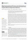 Supporting Occupational Physicians in the Implementation of Workers’ Health Surveillance: Development of an Intervention Using the Behavior Change Wheel Framework Cover Page