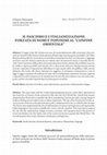 Research paper thumbnail of Il fascismo e l’italianizzazione forzata di nomi e toponimi al “confine orientale