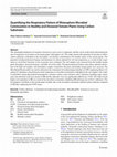 Quantifying the Respiratory Pattern of Rhizosphere Microbial Communities in Healthy and Diseased Tomato Plants Using Carbon Substrates Cover Page