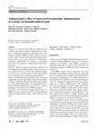 Antinociceptive Effect of Intracerebroventricular Administration of Cholecystokinin Receptor Agonist and Antagonist in Nerve-Ligated Mice Cover Page