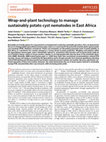 Wrap-and-plant technology to manage sustainably potato cyst nematodes in East Africa Cover Page