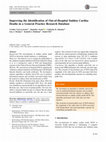 Improving the Identification of Out-of-Hospital Sudden Cardiac Deaths in a General Practice Research Database Cover Page