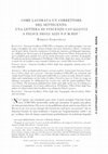 Research paper thumbnail of Come lavorava un correttore del Settecento. Una lettera di Vincenzo Cavallucci a Felice degli Azzi o.f.m.ref.