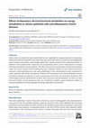 Effects of alimentary-derived bacterial metabolites on energy metabolism in colonic epithelial cells and inflammatory bowel diseases Cover Page