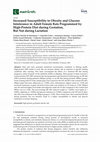 Increased Susceptibility to Obesity and Glucose Intolerance in Adult Female Rats Programmed by High-Protein Diet during Gestation, But Not during Lactation Cover Page