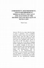 EMBODIMENT, DISEMBODIMENT, AND OVEREMBODIMENT: MERLEAU-PONTY, FOUCAULT AND AUGUSTINE ON THE SIGNIFICANCE OF SEXUALITY IN HUMAN LIFE Cover Page