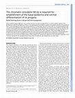 Research paper thumbnail of The chromatin remodeler Mi-2β is required for establishment of the basal epidermis and normal differentiation of its progeny