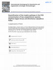 Research paper thumbnail of Quantification of the trophic pathway in the PCB contamination of two zooplanktonic species: Daphnia magna Straus and Brachionus calyciflorus Pallas