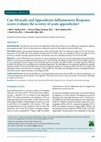 Alvarado and Appendicitis Inflammatory Response Scores Can Evaluate Severity of Acute Appendicitis? Cover Page