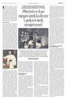 Plemstvo kao njegovatelj kulture Vijenac Cover Page