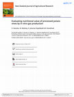 Evaluating nutritional value of processed potato vines by in vitro gas production Cover Page