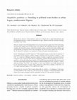 Research paper thumbnail of Anopheles gambiae s.s. breeding in polluted water bodies in urban Lagos, southwestern Nigeria