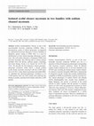 Isolated eyelid closure myotonia in two families with sodium channel myotonia Cover Page