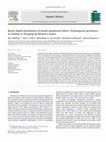 Research paper thumbnail of Burial depth distribution of fennel pondweed tubers (Potamogeton pectinatus) in relation to foraging by Bewick's swans