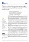 Claudin-Low Breast Cancer Inflammatory Signatures Support Polarization of M1-Like Macrophages with Protumoral Activity Cover Page