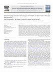 Research paper thumbnail of Optimal foraging and risk of claw damage: How flexible are shore crabs in their prey size selectivity?