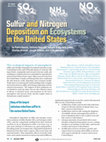 Sulfur and nitrogen deposition on ecosystems in the United States Cover Page