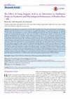 The Effect of Using Organic Acid as an Alternative to Antibiotics Drugs on Productive and Physiological Performance of Broilers Ross 308 Cover Page