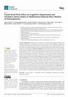 Carob Seed Peels Effect on Cognitive Impairment and Oxidative Stress Status in Methionine-Induced Mice Models of Schizophrenia Cover Page