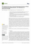 Unveiling the Secrets of Calcium-Dependent Proteins in Plant-Growth Promoting Rhizobacteria: An Abundance of Discoveries Awaits Cover Page