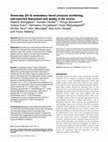 Seven-day (24-h) ambulatory blood pressure monitoring, self-reported depression and quality of life scores Cover Page