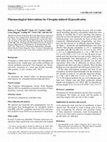 Pharmacological Interventions for Clozapine-induced Hypersalivation Cover Page