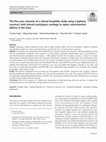 The five year outcome of a clinical feasibility study using a biphasic construct with minced autologous cartilage to repair osteochondral defects in the knee Cover Page