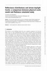 Reflectance distributions and atrium daylight levels: a comparison between physical scale model and Radiance simulated study Cover Page