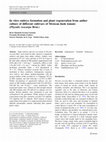 In vitro embryo formation and plant regeneration from anther culture of different cultivars of Mexican husk tomato (Physalis ixocarpa Brot.) Cover Page