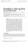 Micropropagation of Arisaema spp. (filiforme and brinchangense): Explant selection and surface sterilization insights Cover Page