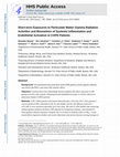 Short-term exposures to particulate matter gamma radiation activities and biomarkers of systemic inflammation and endothelial activation in COPD patients Cover Page