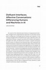 Research paper thumbnail of Disfluent Interfaces. Affective Conversations: Differencing Humans and Machines in AI