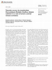 Vascular access via translumbar Hemodialysis Reliable Outflow dialysis catheter in a case of severe central venous occlusion Cover Page