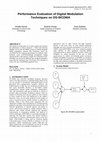 Performance Evaluation of Digital Modulation Techniques on DS-WCDMA Cover Page