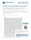 Pointwise mutual information quantifies intratumor heterogeneity in tissue sections labeled with multiple fluorescent biomarkers Cover Page