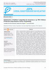 Optimization of Medium Composition for Streptomyces sp. PB2 Chitinase Production using Response Surface Methodology Cover Page