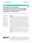 Development of quantitative and continuous measure for severity degree of Alzheimer’s disease evaluated from MRI images of 761 human brains Cover Page