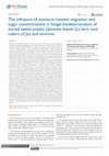 The influence of moisture content migration and sugar concentrations in fungal biodeterioration of stored sweet potato (Ipomoea batata (L) lam) root tubers of Jos and environs Cover Page