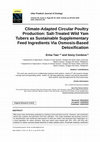 Climate-Adapted Circular Poultry Production: Salt-Treated Wild Yam Tubers as Sustainable Supplementary Feed Ingredients Via Osmosis-Based Detoxification Cover Page