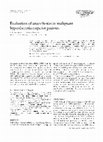 Evaluation of anaesthesias in malignant hyperthermia negative patients Cover Page