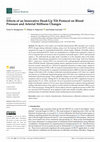 Effects of an Innovative Head-Up Tilt Protocol on Blood Pressure and Arterial Stiffness Changes Cover Page